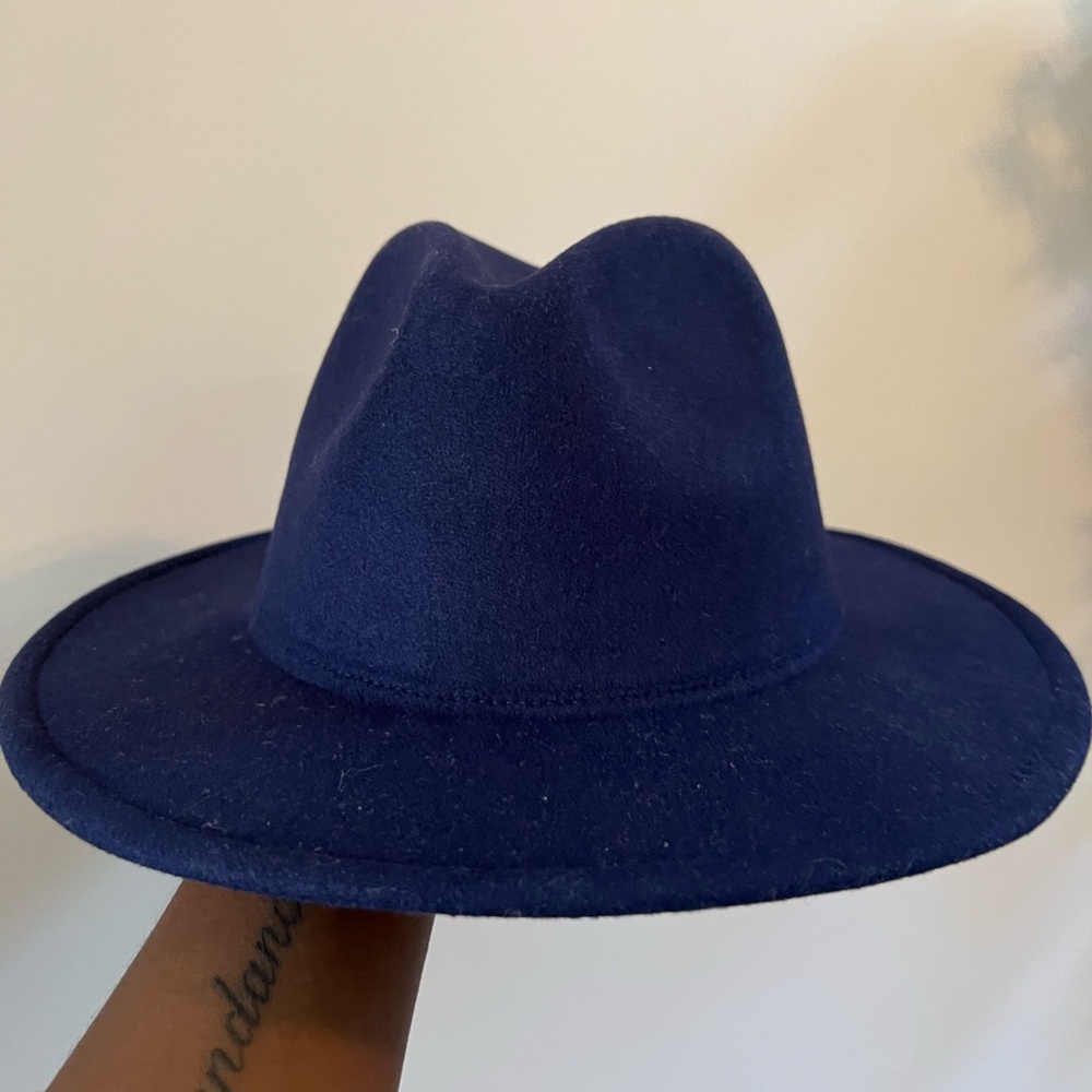 Blue fashion hat